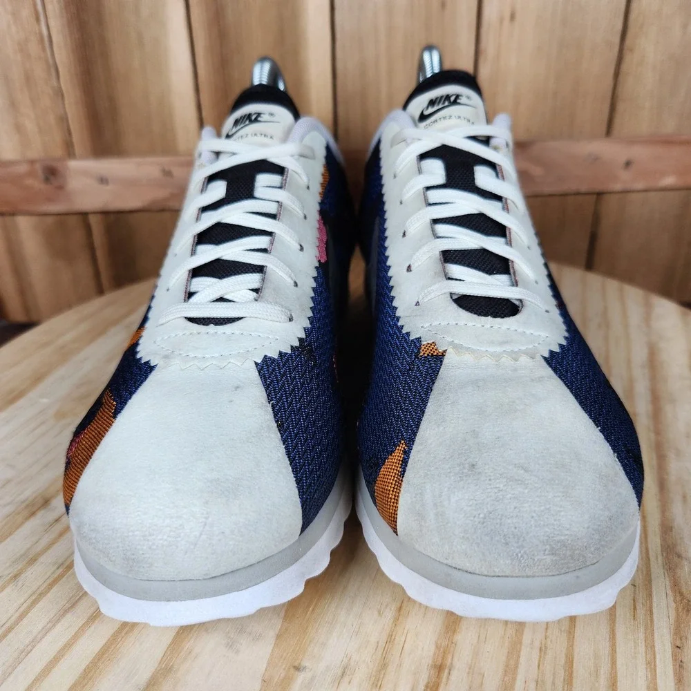 Nike Cortez Ultra Shoes Womens 8.5 Blue Multi Color 847894-400 Retro Sneakers - Picture 2 of 11